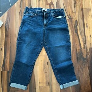Levi's Dark Blue Boyfriend Jeans